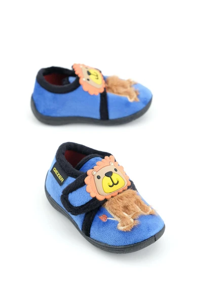 Gezer Erkek Çocuk Bebek Kışlık Cırtlı Ayarlanabilir Günlük Okul Kreş Panduf Ayakkabı ürün görseli 1