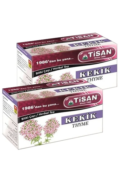 Kekik Çayı 2 Paket Tisan Sallama Bardak Poşet Çayı Kekik Bitkisi Çay 2 Pk.
