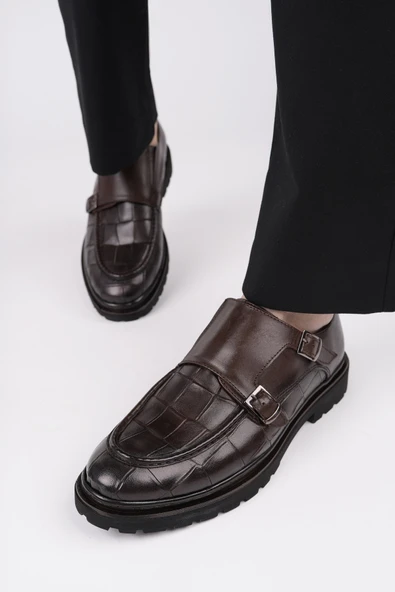 Muggo DİEGO Klasik Hakiki Deri Günlük Ortopedik Erkek Casual Ayakkabı - 7