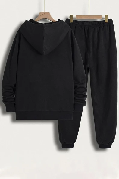Unisex Green Angel Baskılı Eşofman Takımı - 3