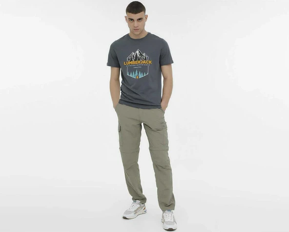 Lumberjack ML IVAN 23SN536 5FX Koyu Bej Erkek Pantolon - Resim 4