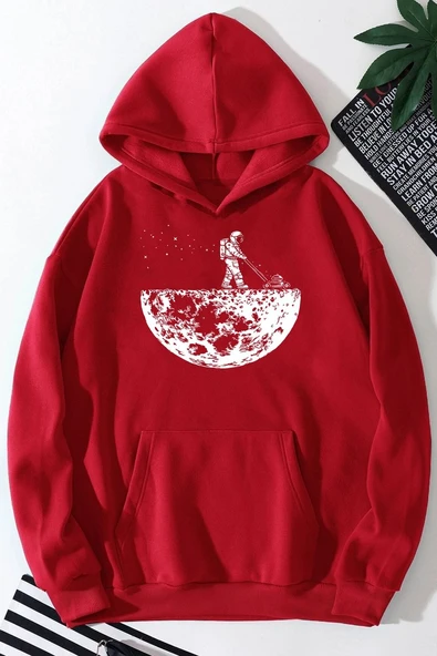 Unisex Uzay Temalı Sweatshirt - Resim 8