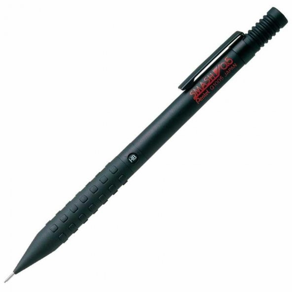 Pentel Çizim Kalemi Mat Siyah Gövde 0.5 MM Q-1005