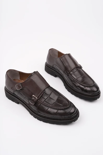 Muggo DİEGO Klasik Hakiki Deri Günlük Ortopedik Erkek Casual Ayakkabı - 2