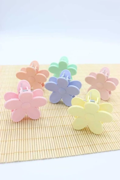 Kadın Toka Papatya Mandal Toka 4 Adet - 10