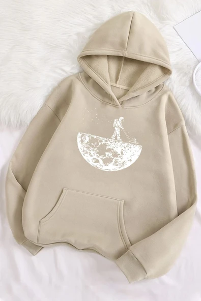 Unisex Uzay Temalı Sweatshirt - Resim 4