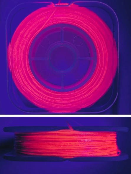 Eagenset Hazır Çapari Kombini Ultraviyole Uv Neon Pembe Makara - 2