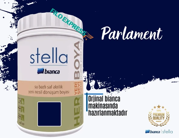 BİANCA STELLA SU BAZLI SAF AKRİLİK BOYA 1 LİTRE PARLEMENT