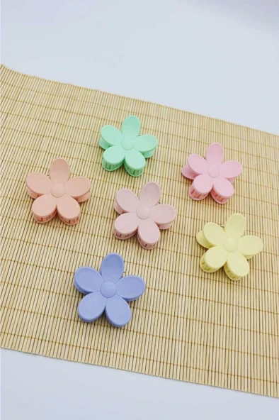 Kadın Toka Papatya Mandal Toka 4 Adet - 11