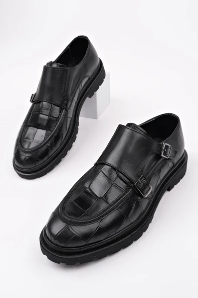 Muggo DİEGO Klasik Hakiki Deri Günlük Ortopedik Erkek Casual Ayakkabı - 11