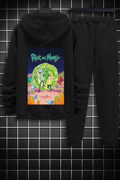 Unisex Rick and Morty Eşofman Takımı - 5