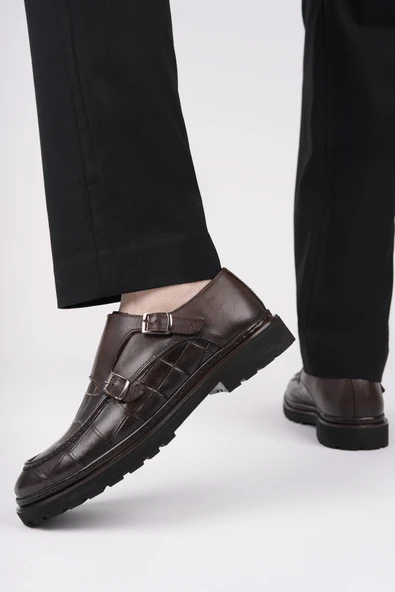 Muggo DİEGO Klasik Hakiki Deri Günlük Ortopedik Erkek Casual Ayakkabı - 8