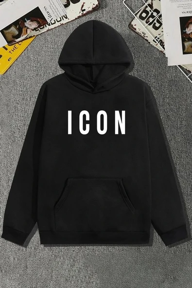 Unisex Icon Baskılı Sweatshirt ürün görseli