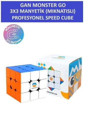 MG356 M 3x3 MIKNATISLI Manyetik Zeka Küpü - Profesyonel Speed Cube - Sabır Küpü - - 2