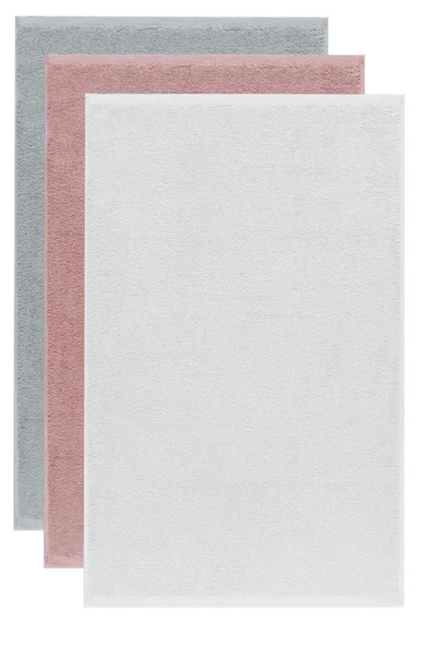 3 lü Renkli El Yüz Havlu Seti %100 Pamuklu Natural Harmony - 5