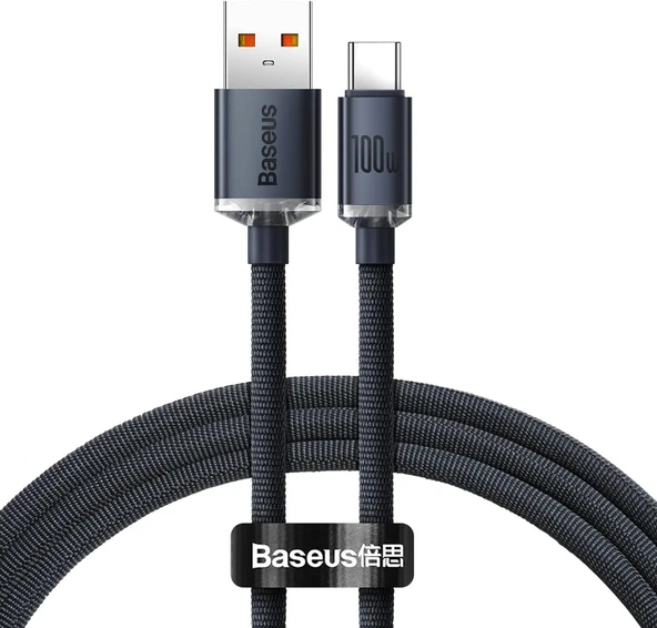 Baseus Crystal Shine 1.2 m USB to Type-C Hızlı Şarj Kablosu