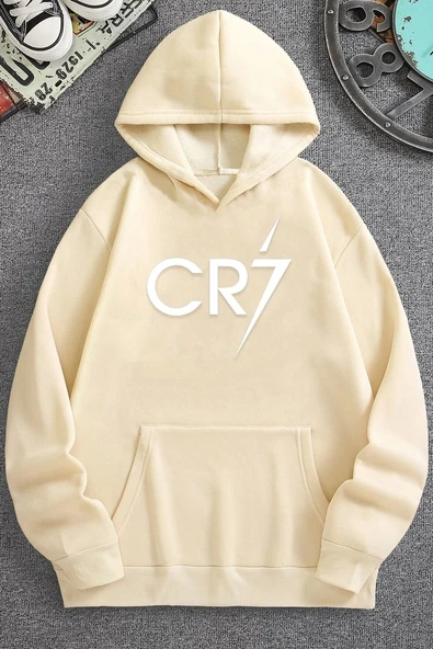 Unisex Cr7 Baskılı Sweatshirt - Resim 4