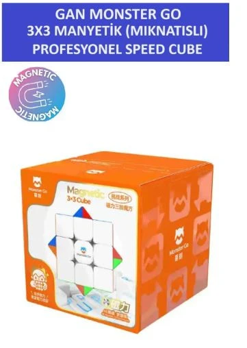 MG356 M 3x3 MIKNATISLI Manyetik Zeka Küpü - Profesyonel Speed Cube - Sabır Küpü - - 3