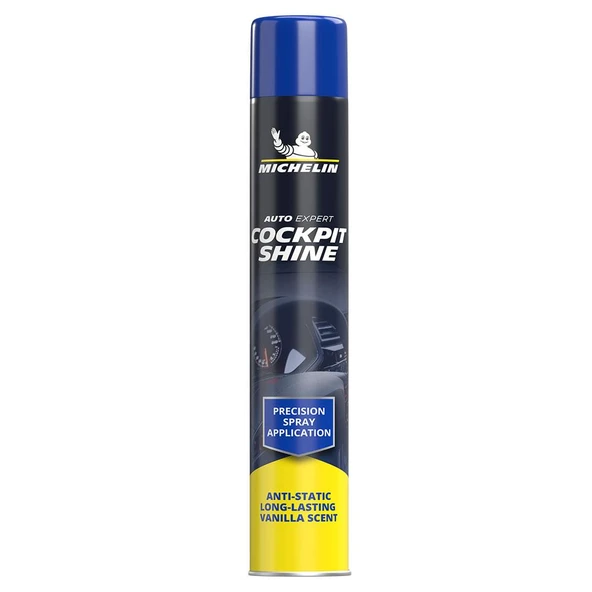 Michelin MC34341 750ml Torpido ve Kokpit Parlatma ve Bakım Spreyi Vanilya Aromalı