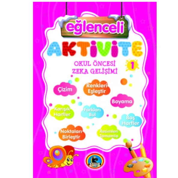 4E Boyama Kitabı Aktivite Zeka Eğitimi Örnekli Renkli 128 Syf. Karatay Yayınevi - 2