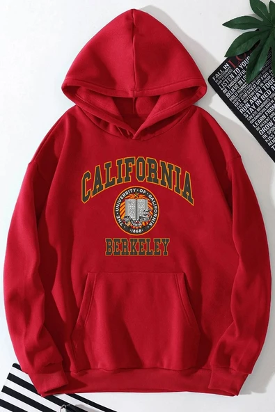 Unisex California Baskılı Sweatshirt - 10