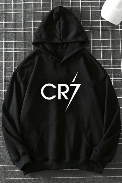 Unisex Cr7 Baskılı Sweatshirt - Resim 3