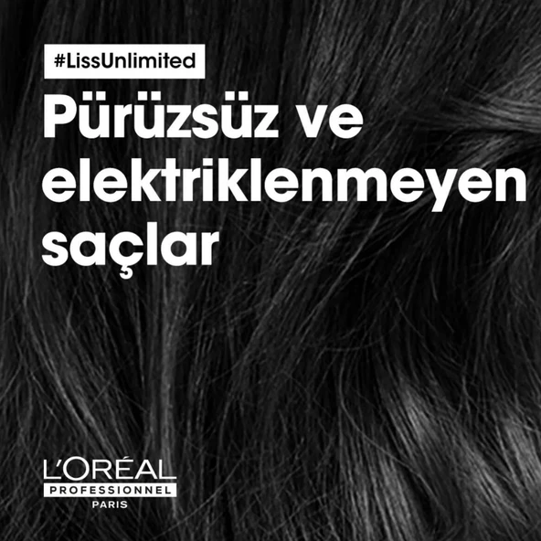 Loreal Serie Expert Liss Unlimited Disiplin Elektriklenme Karşıtı ve Yumuşaklık Şampuanı 300ml - 3