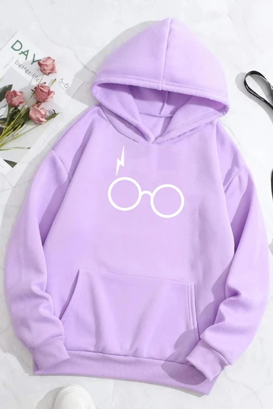 Unisex Potter Baskılı Sweatshirt - Resim 4