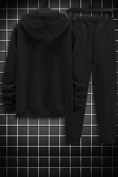 Unisex Icon Baskılı Eşofman Takımı - 4