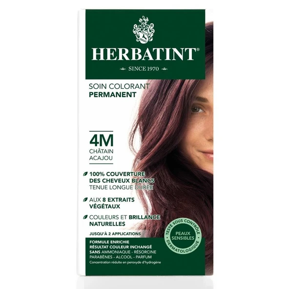 Herbatint 4M Chatain Acajou Akaju Kestane Saç Boyası