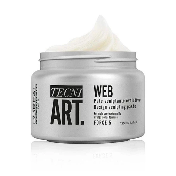 Loreal Professionnel Tecni Art Web Design Sculpting Saç Şekillendirici Macun 150ml - Resim 2