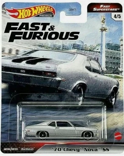 Hot Wheels Premium 70 Chevy Nova SS