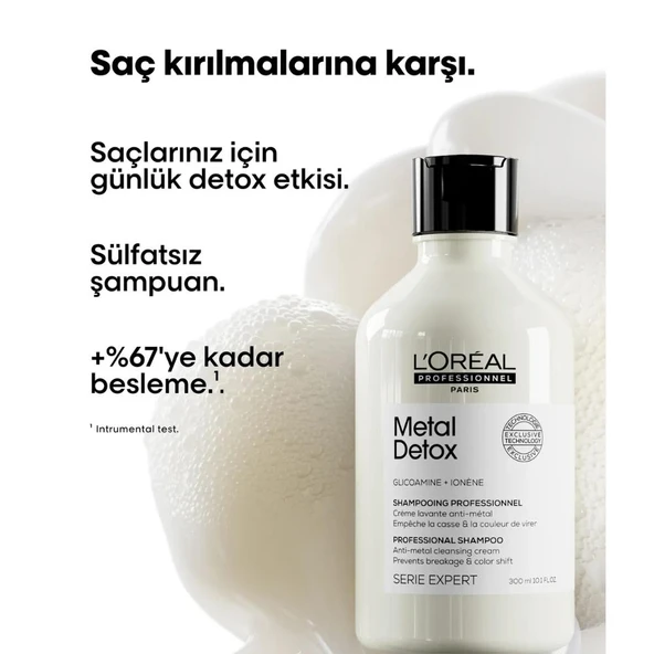 Loreal Professionnel Serie Expert Metal Detox 300ml - Renkli ve İşlem Görmüş Saçlar İçin Şampuan - 3