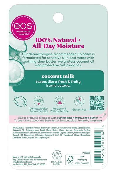 EOS Coconut Milk Lip Balm 7GR - 2