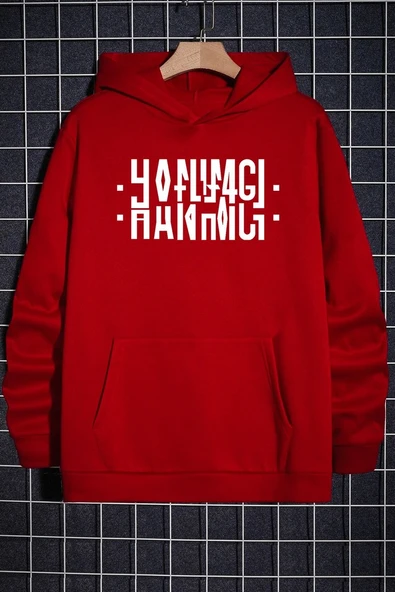 Hanımcı Yazılı Katlamalı Sweatshirt - Resim 11