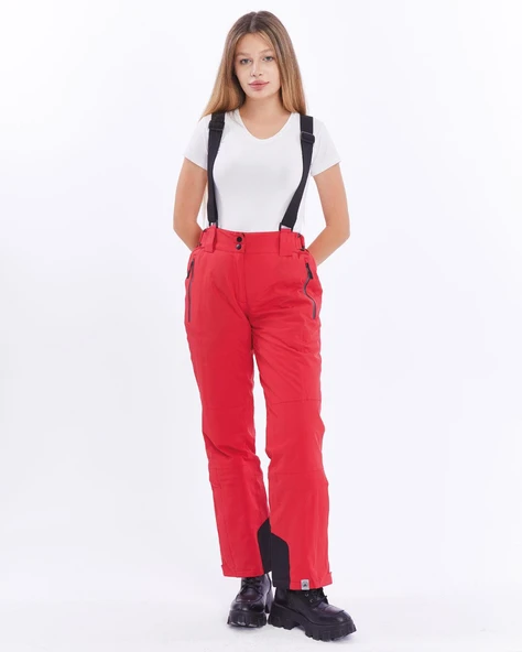 Mapamyumco Kadın Kayak Pantolon-KIRMIZI - Resim 2