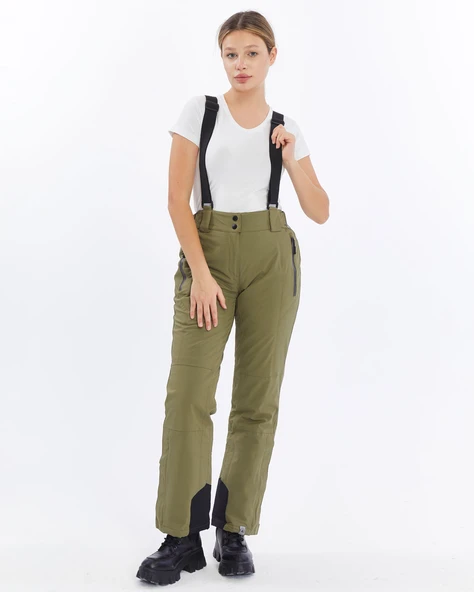 Mapamyumco Kadın Kayak Pantolon-HAKİ - Resim 9