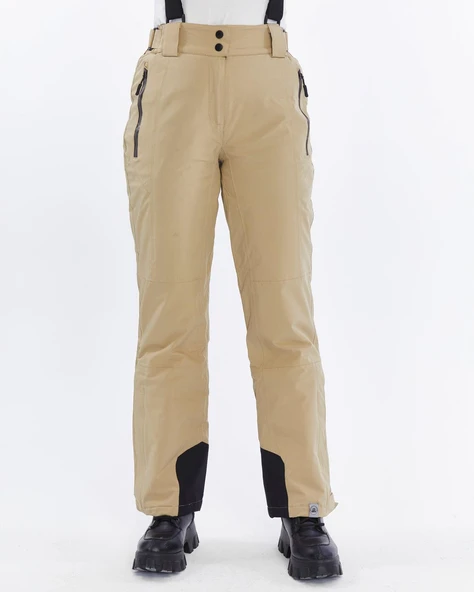 Mapamyumco Kadın Kayak Pantolon-BEJ - Resim 5