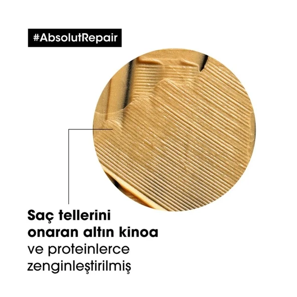 Loreal Serie Expert Absolut Repair Resurfacing Golden Onarıcı Maske 250ml - 5