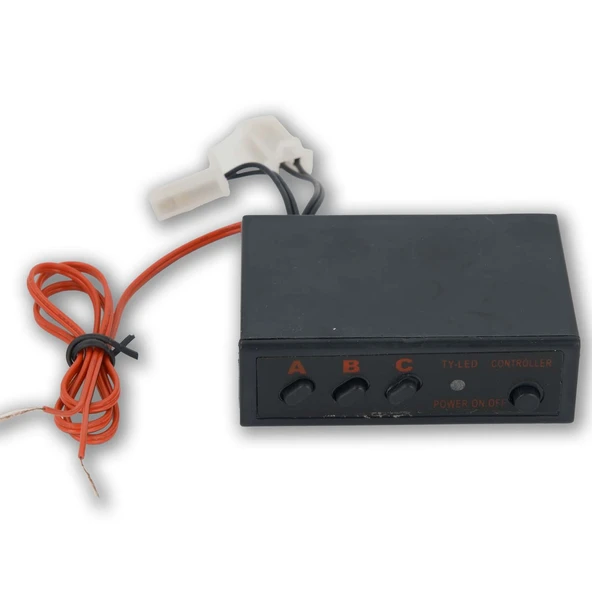 Mega Oto Market 3 Modlu 20 Ledli 2 Adet Beyaz Çakar Lamba Resmi Kurtarma Araç ve Offroad ile uyumlu - 4