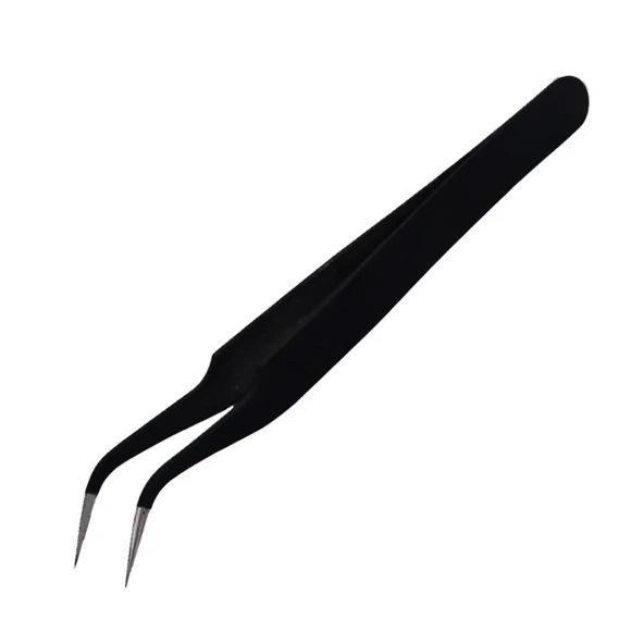 Siyah Antistatik İpek Kirpik Ayırma Cımbızı