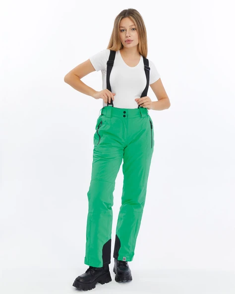 Mapamyumco Kadın Kayak Pantolon-YEŞİL - Resim 7