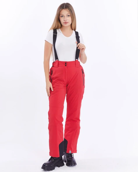 Mapamyumco Kadın Kayak Pantolon-KIRMIZI - Resim 7