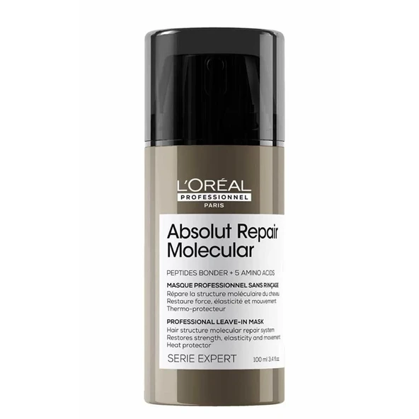 L'oreal Professionnel Serie Expert Absolut Repair Molecular Yıpranmış Saçlar İçin Durulanmayan Maske 100m