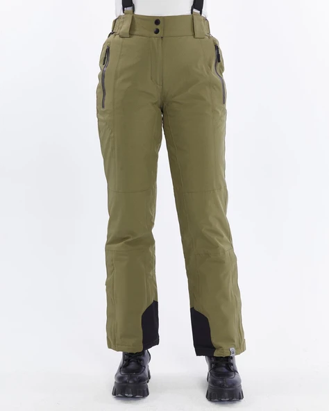 Mapamyumco Kadın Kayak Pantolon-HAKİ - Resim 5