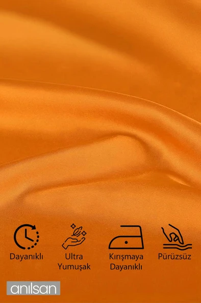 Tekli %100 Pamuk Kumaş Peçete Somon 50x50 Cm Mutfak Bezi Sofra Sunum Servis Peçetesi - 4