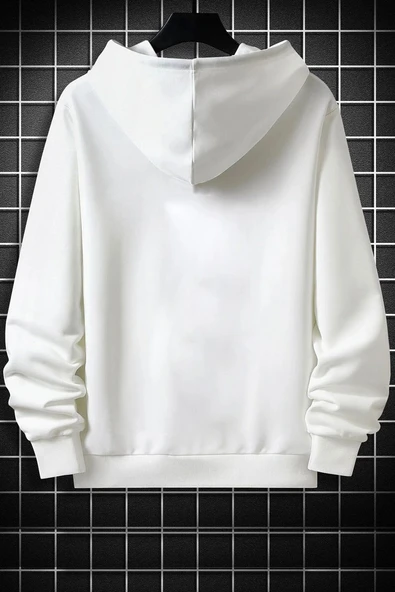 Unisex Astronot Baskılı Sweatshirt - Resim 2