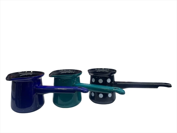 Nostaljik Emaye Cezve No:1 - 3