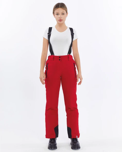 Mapamyumco Kadın Kayak Pantolon-KIRMIZI - Resim 7