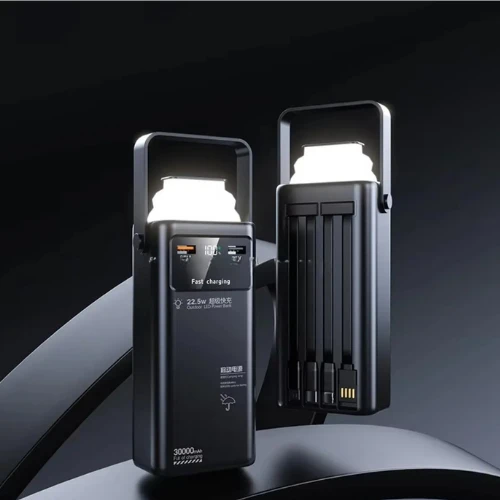 40.000 Mah Pd 22.5w 3.0 Hızlı Şarj Gerçek 40.000 Mah Taşınabilir Çoklu Kablolu İphone Android Uyumlu - 3